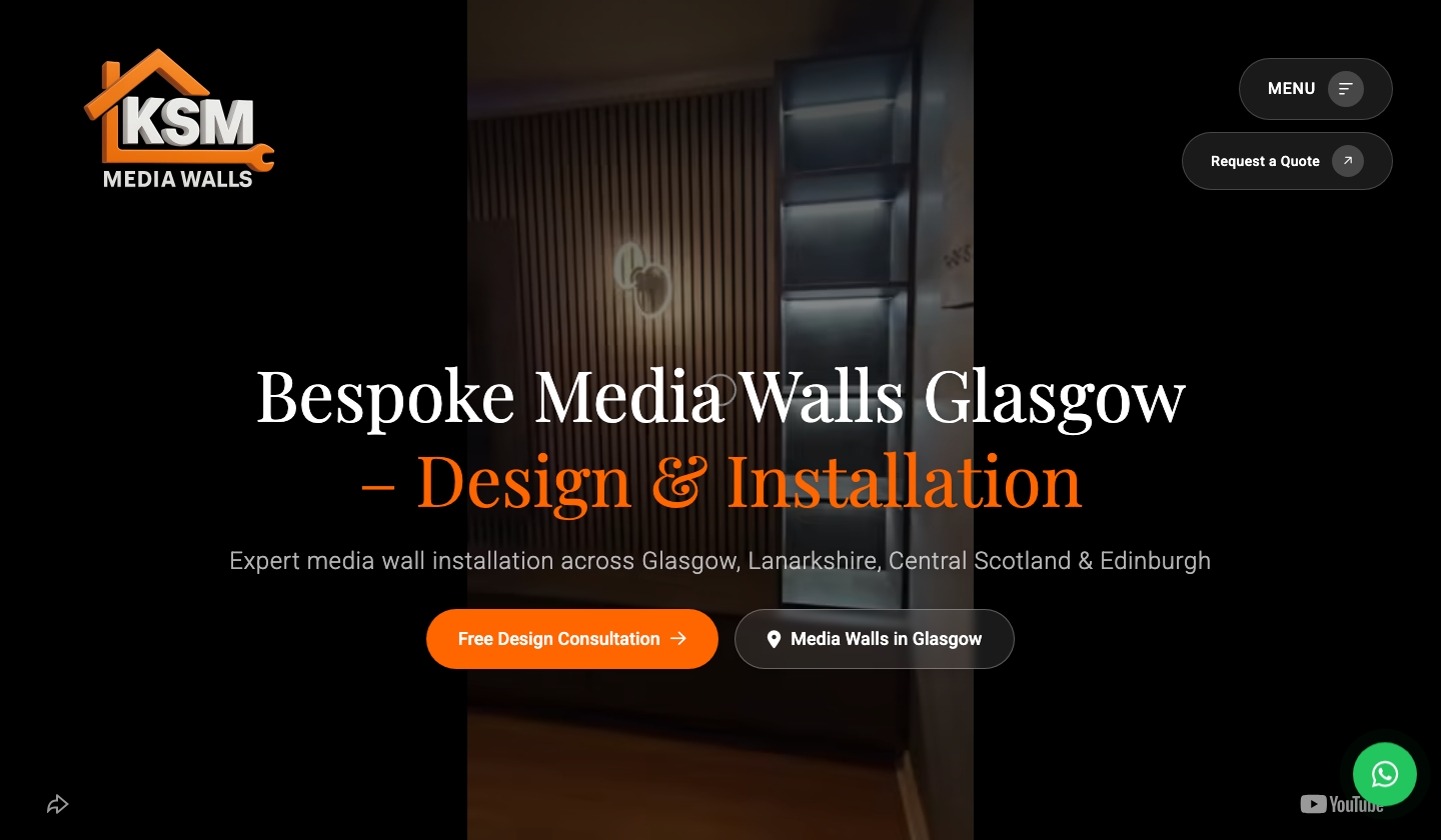 KSM Media Walls website